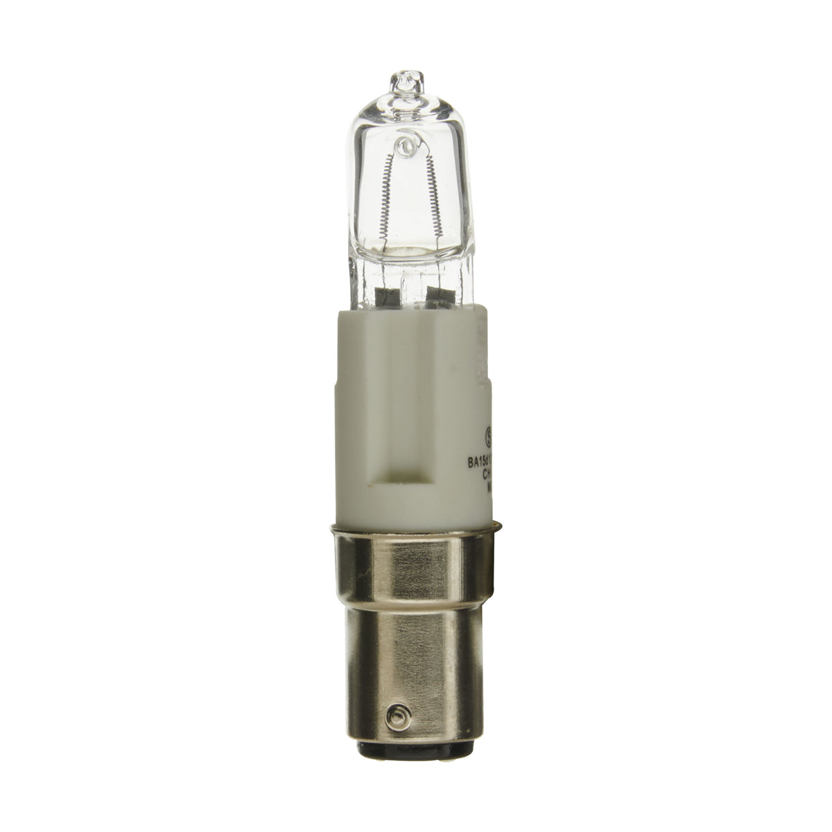 100 Watt - Halogen - T4 Long - Clear - 2000 Average rated hours - 1600 Lumens - DC Bay base - 120 Volt