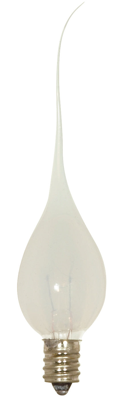 5 Watt C7 Incandescent - 1000 Average rated hours - 10 Lumens - Candelabra base - 120 Volt - 2-Card