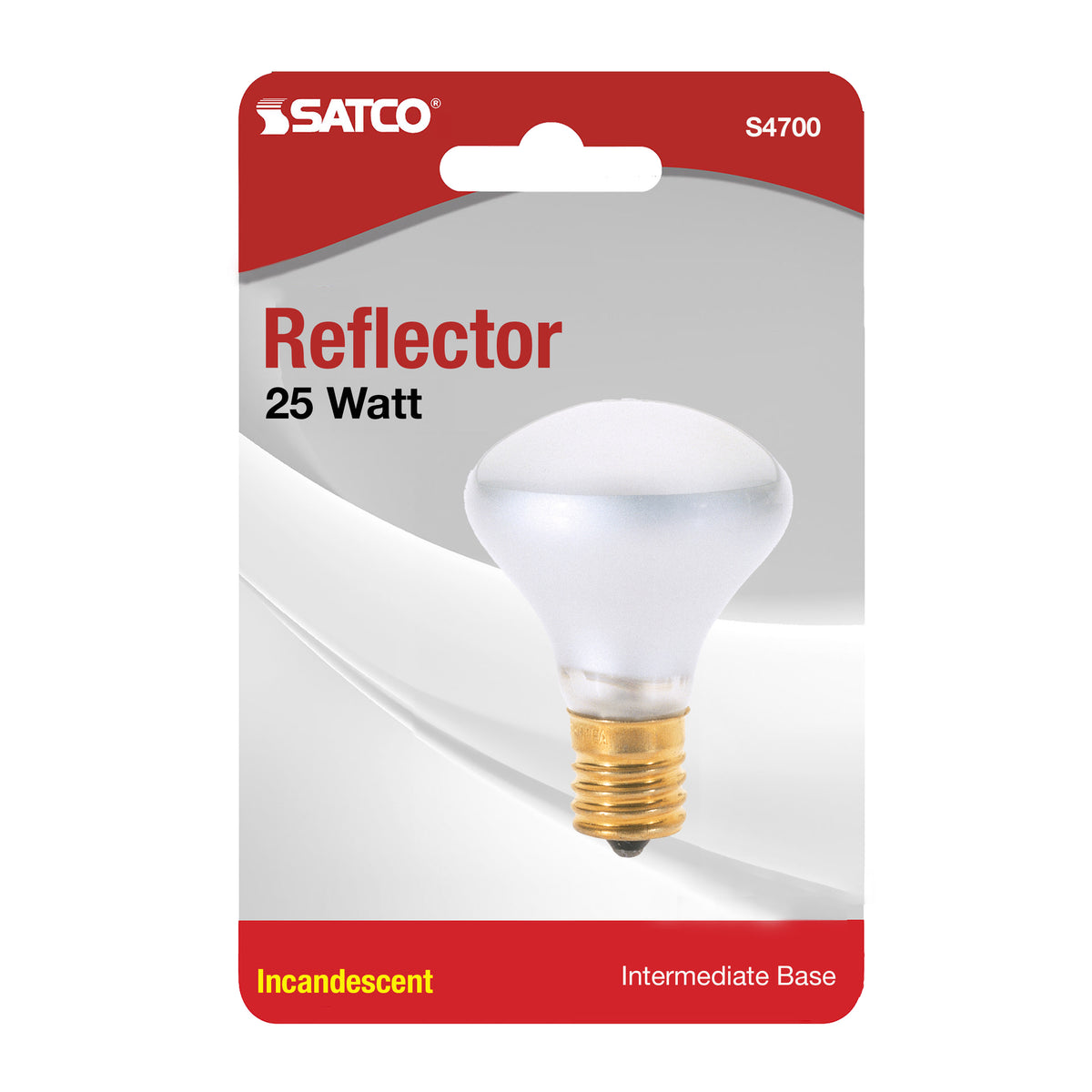25 Watt R14 Incandescent - Frost - 1500 Average rated hours - 135 Lumens - Intermediate base - 120 Volt - Carded
