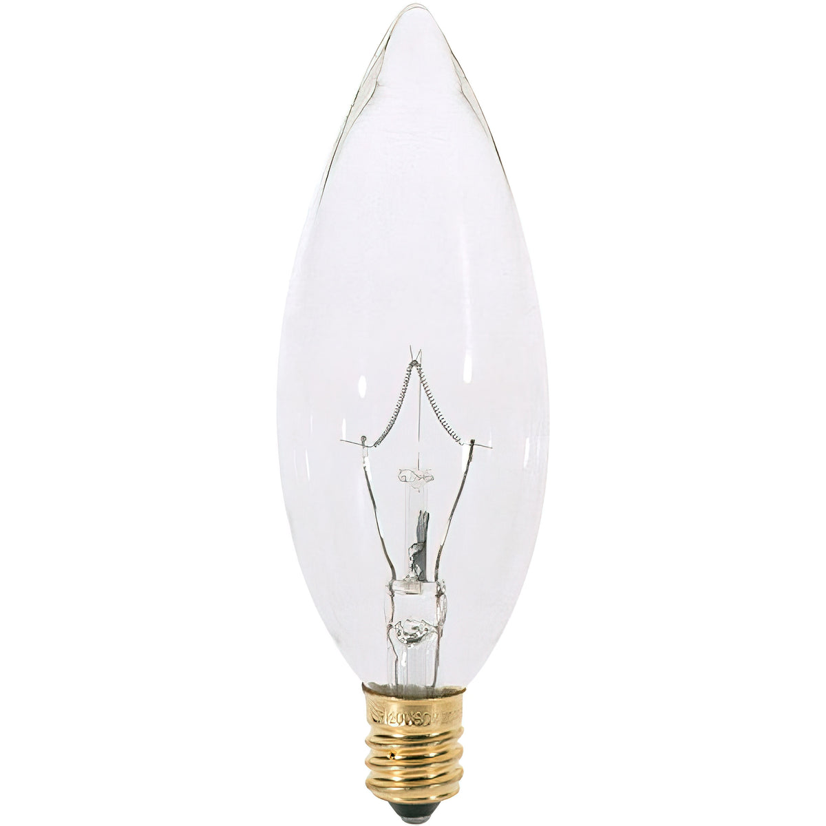 25 Watt BA9 1/2 Incandescent - Clear - 1500 Average rated hours - 220 Lumens - European base - 120 Volt - 2-Card for
