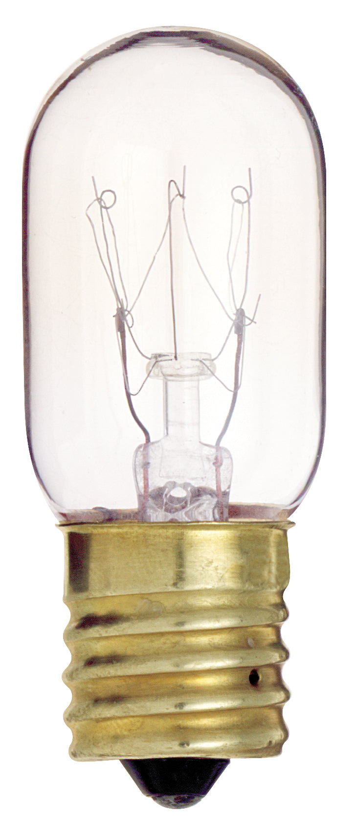 15 Watt T7 Incandescent - Clear - 2500 Average rated hours - 95 Lumens - Intermediate base - 130 Volt - Carded for commercial