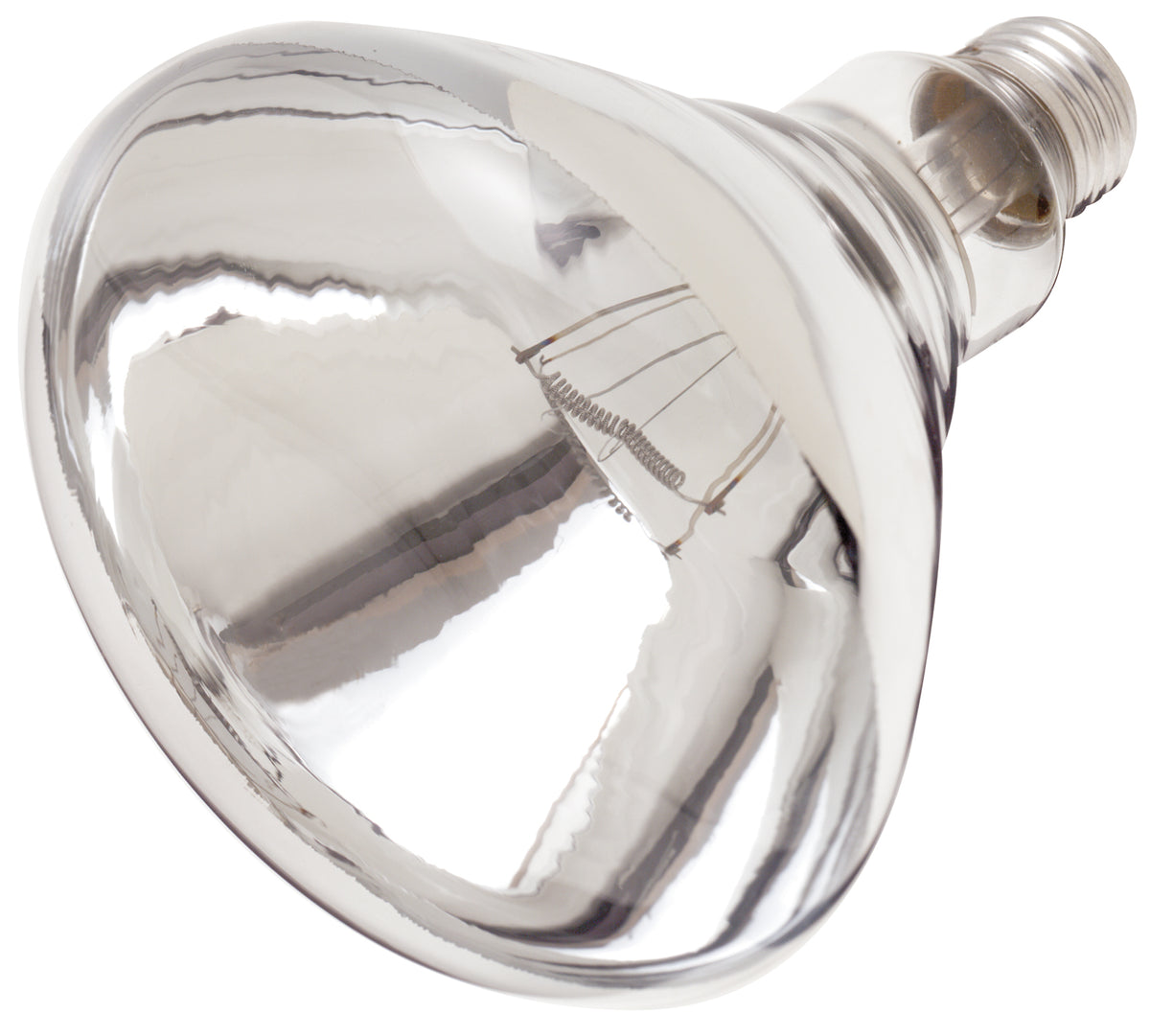 125 Watt BR40 Incandescent - Clear Heat - 6000 Average rated hours - Medium base - 120 Volt - Shatterproof coated lighting