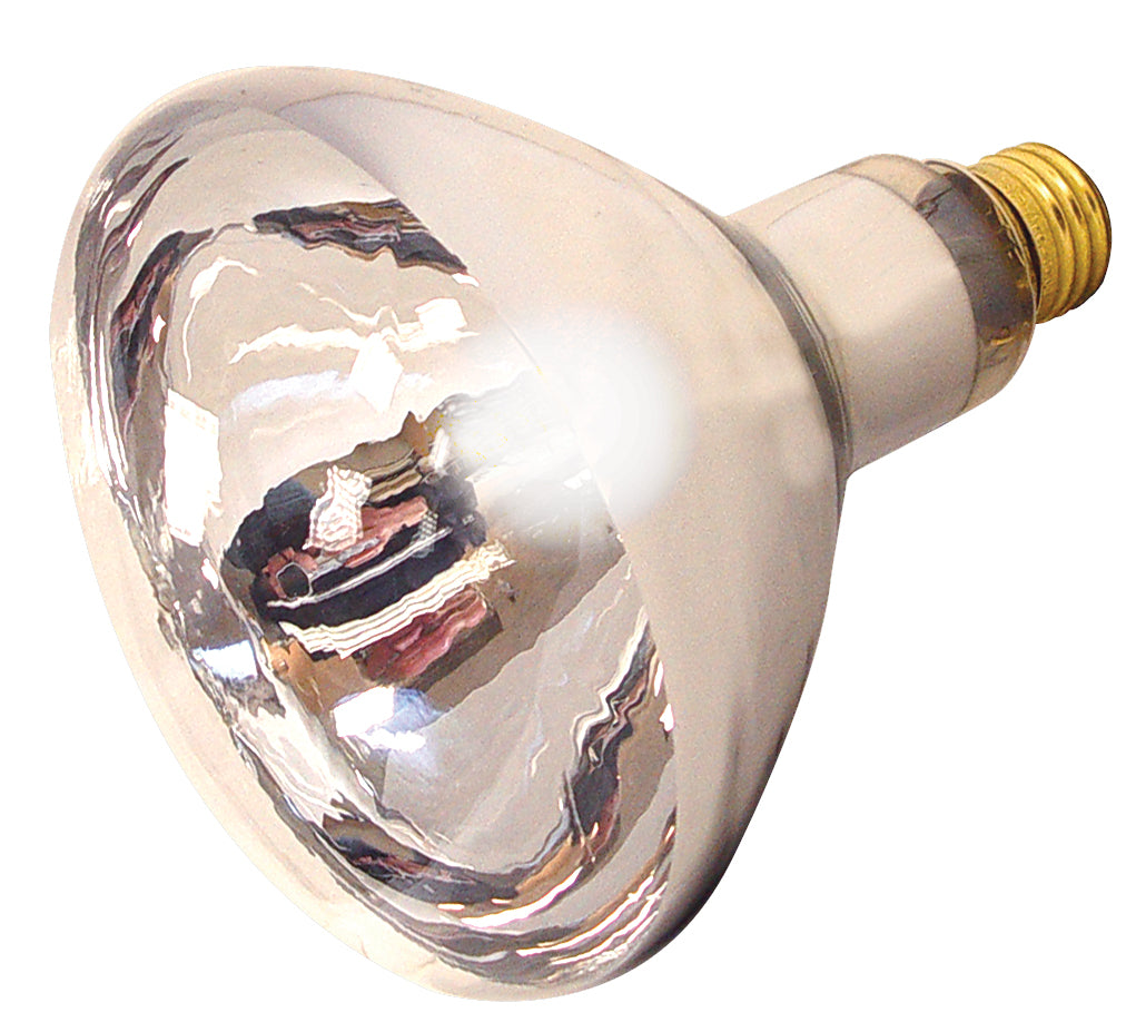 125 Watt BR40 Incandescent - Clear Heat - 6000 Average rated hours - Medium base - 120 Volt bulb or fixture view