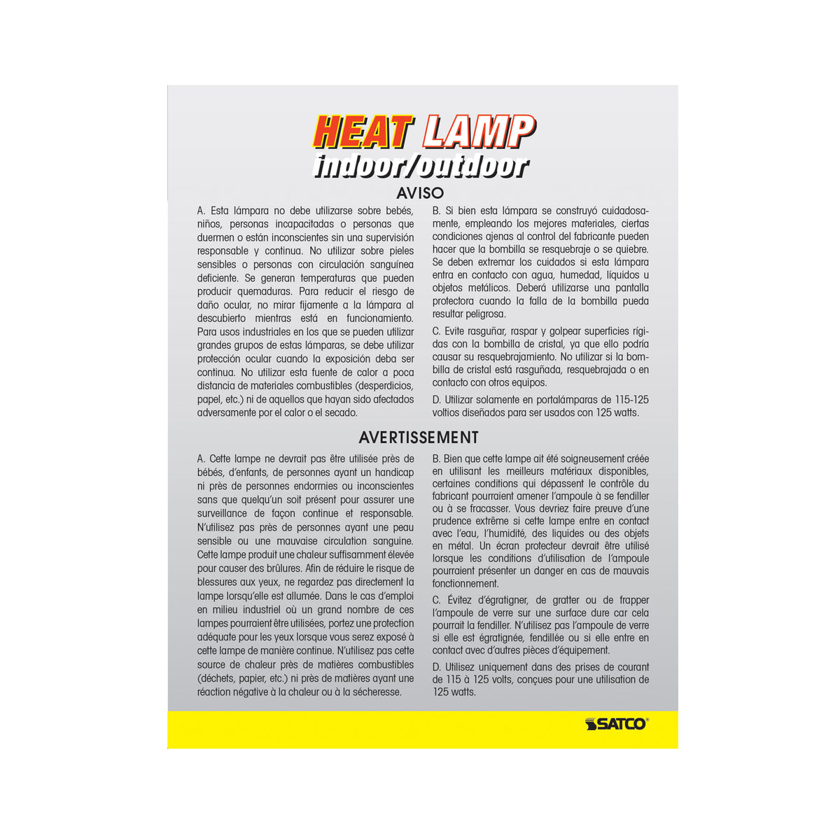 125 Watt BR38 Incandescent - Clear Heat - Medium Base - 120 Volt
