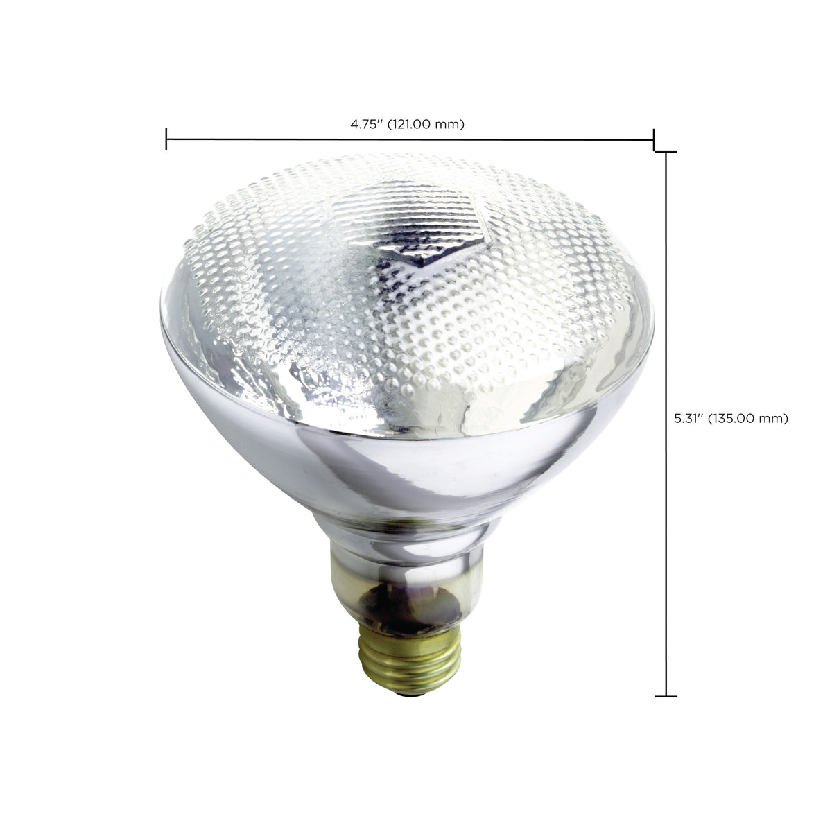 125 Watt BR38 Incandescent - Clear Heat - Medium Base - 120 Volt