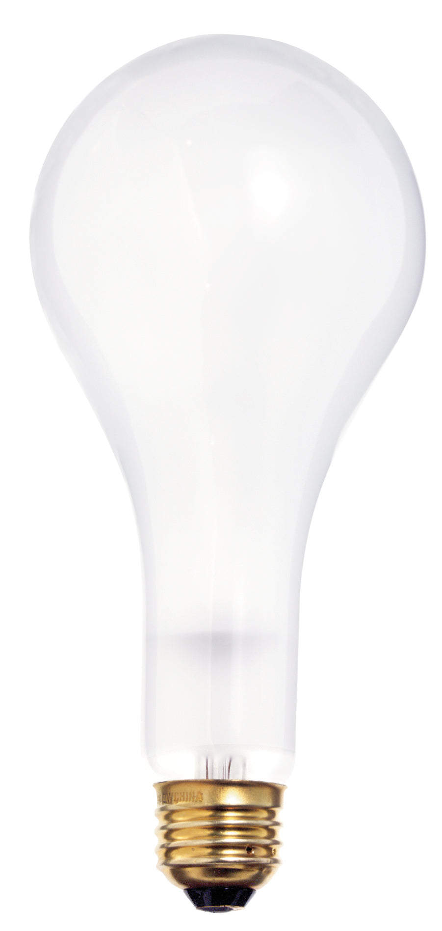 300 Watt PS25 Incandescent - Frost - 5000 Average rated hours - 3600 Lumens - Medium base - 130 Volt lighting product