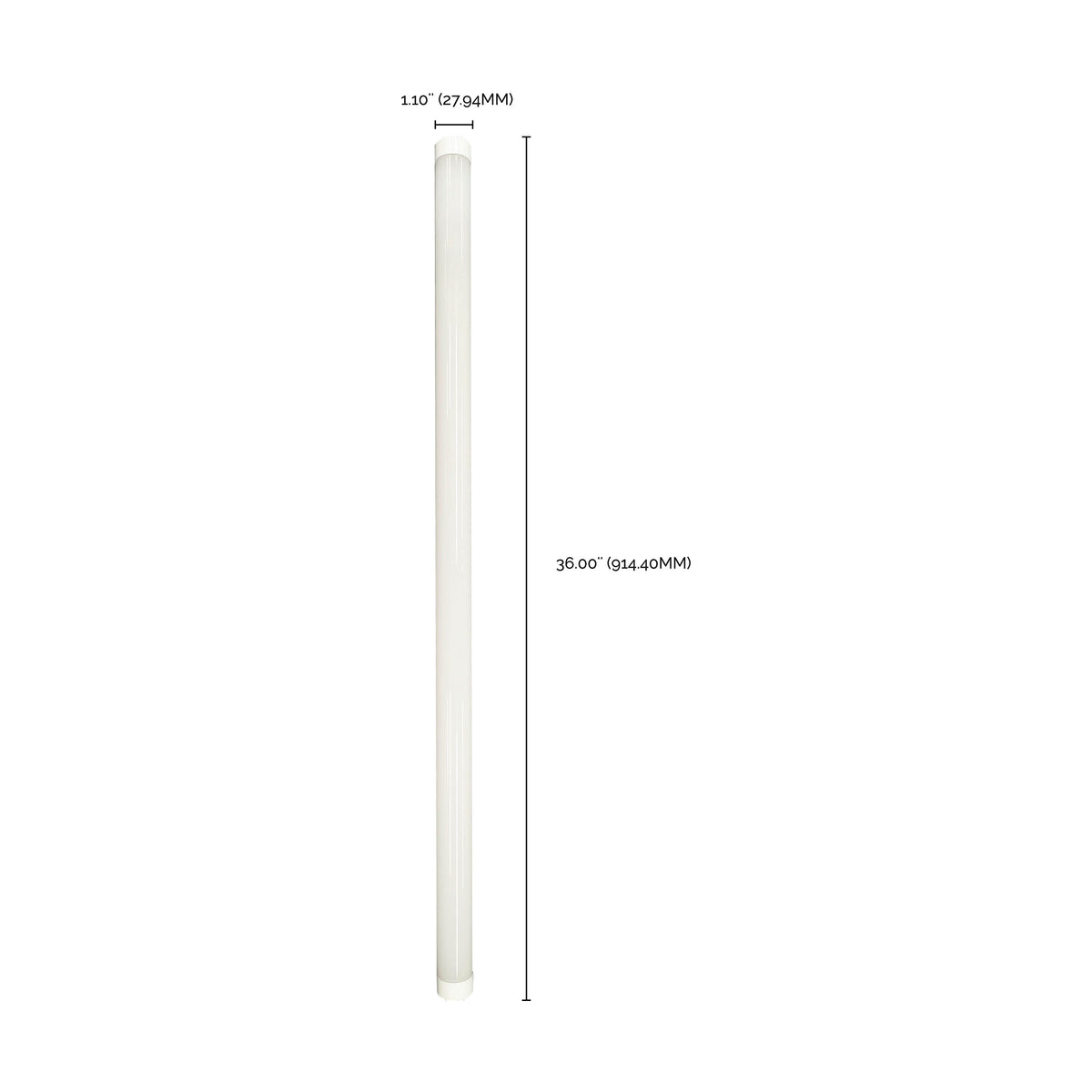 10 Watt - 3 Foot LED T8 - Medium Bi Pin base - 3000K - 50000 Average rated hours - 1450 Lumens - Type A - Ballast dependent
