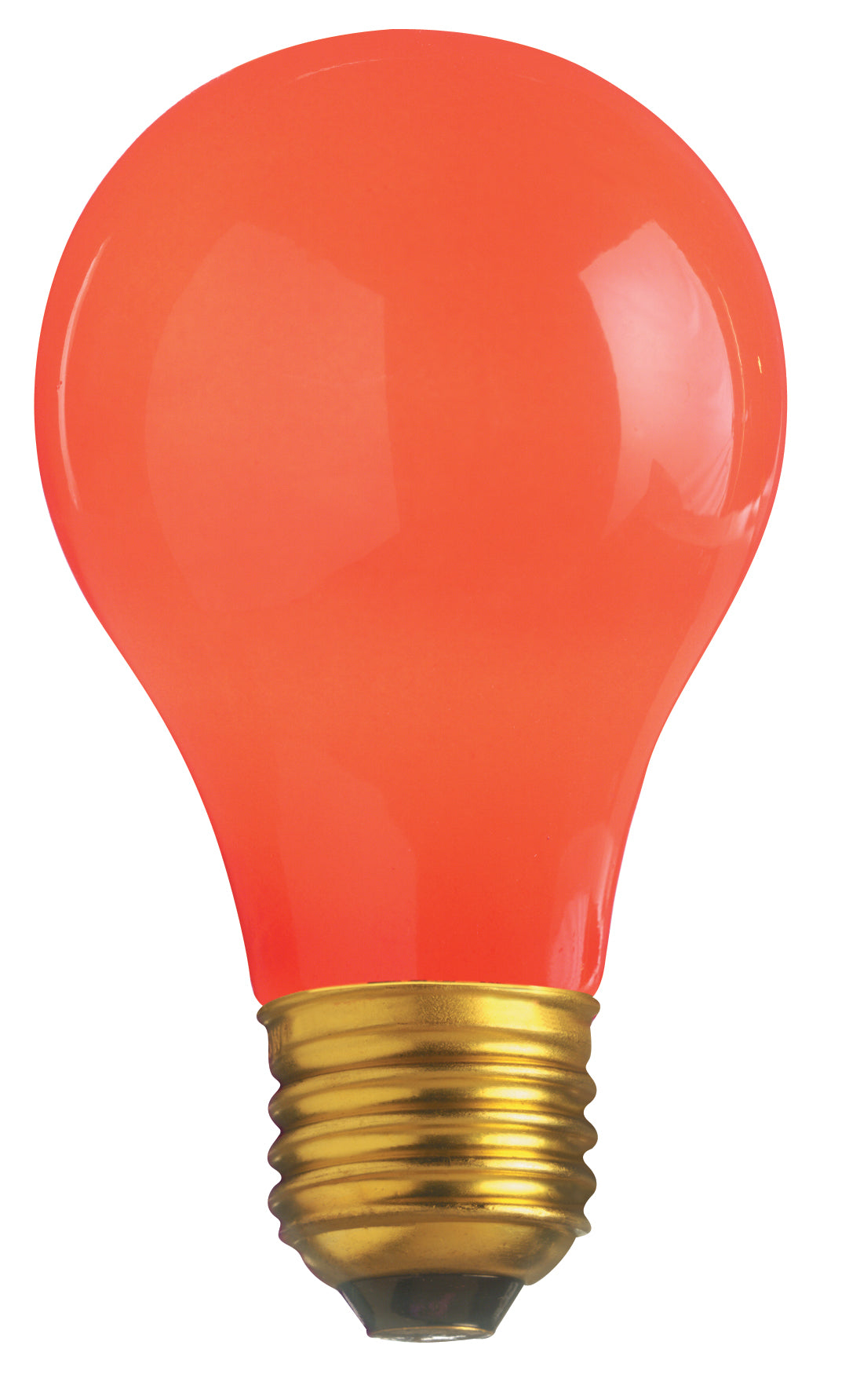 25 Watt A19 Incandescent - Ceramic Red - 1000 Average rated hours - 15 Lumens - Medium base - 130 Volt