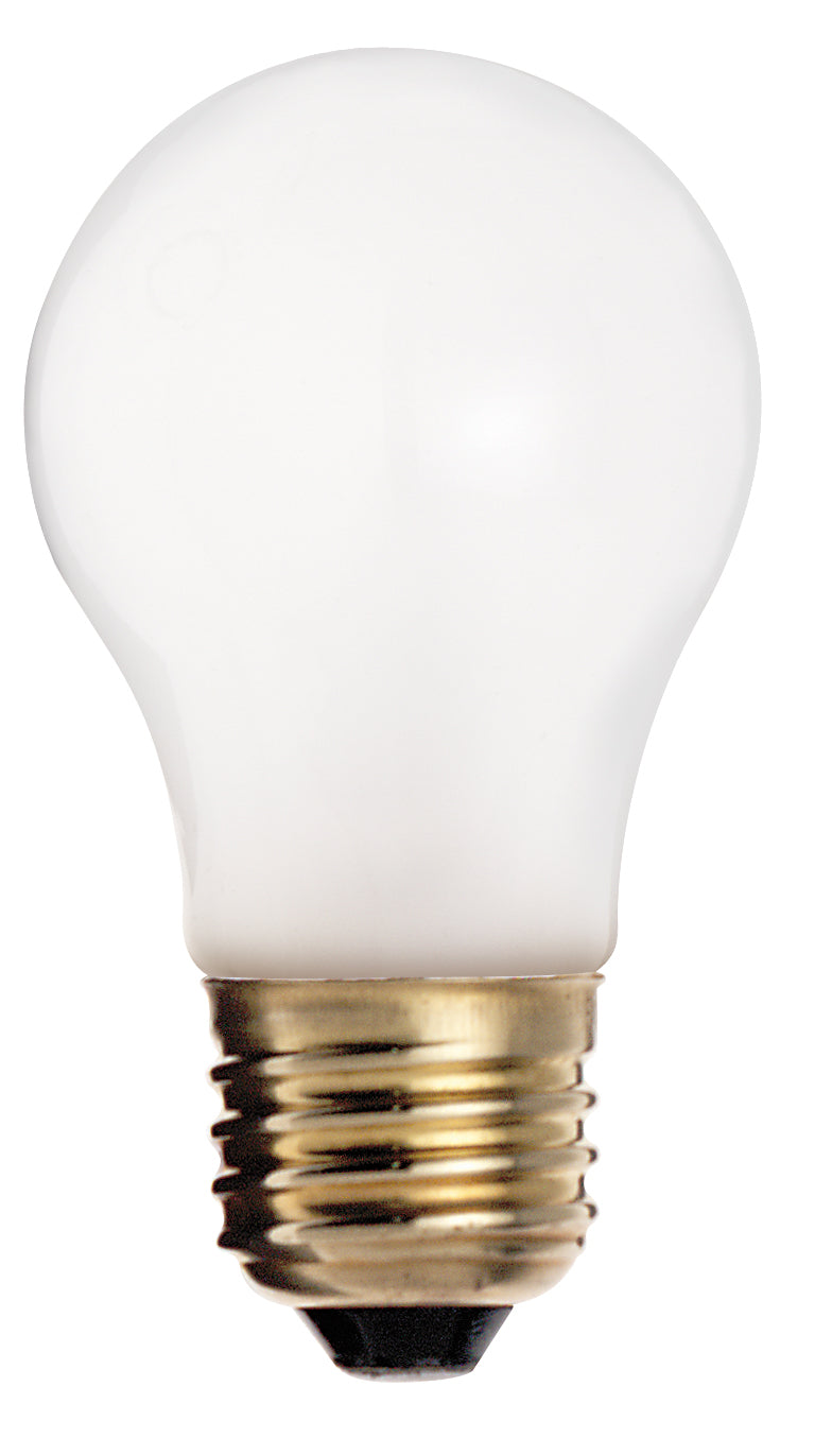 40 Watt A15 Incandescent - Frost - 2500 Average rated hours - 280 Lumens - Medium base - 130 Volt - Teflon Shatter Proof for