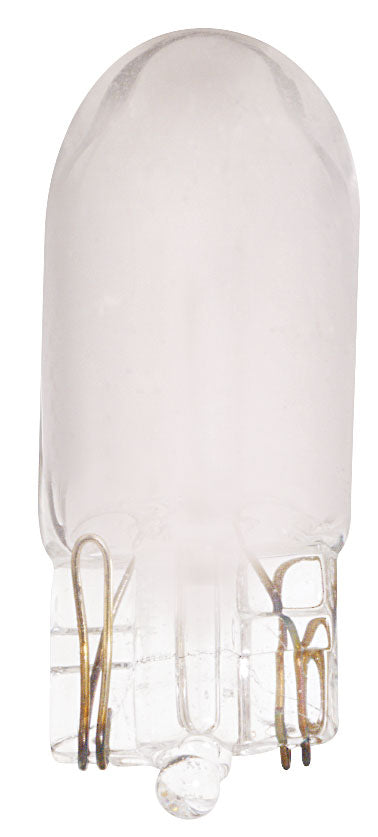 5 Watt miniature - T3 1/4 - Frost - 10000 Average rated hours - 33 Lumens - Mini Wedge base - 24 Volt for hospitality spaces