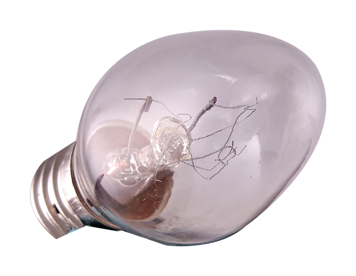 15 Watt C7 Night Light & Holiday Lamp - Candelabra Base - 120 Volt