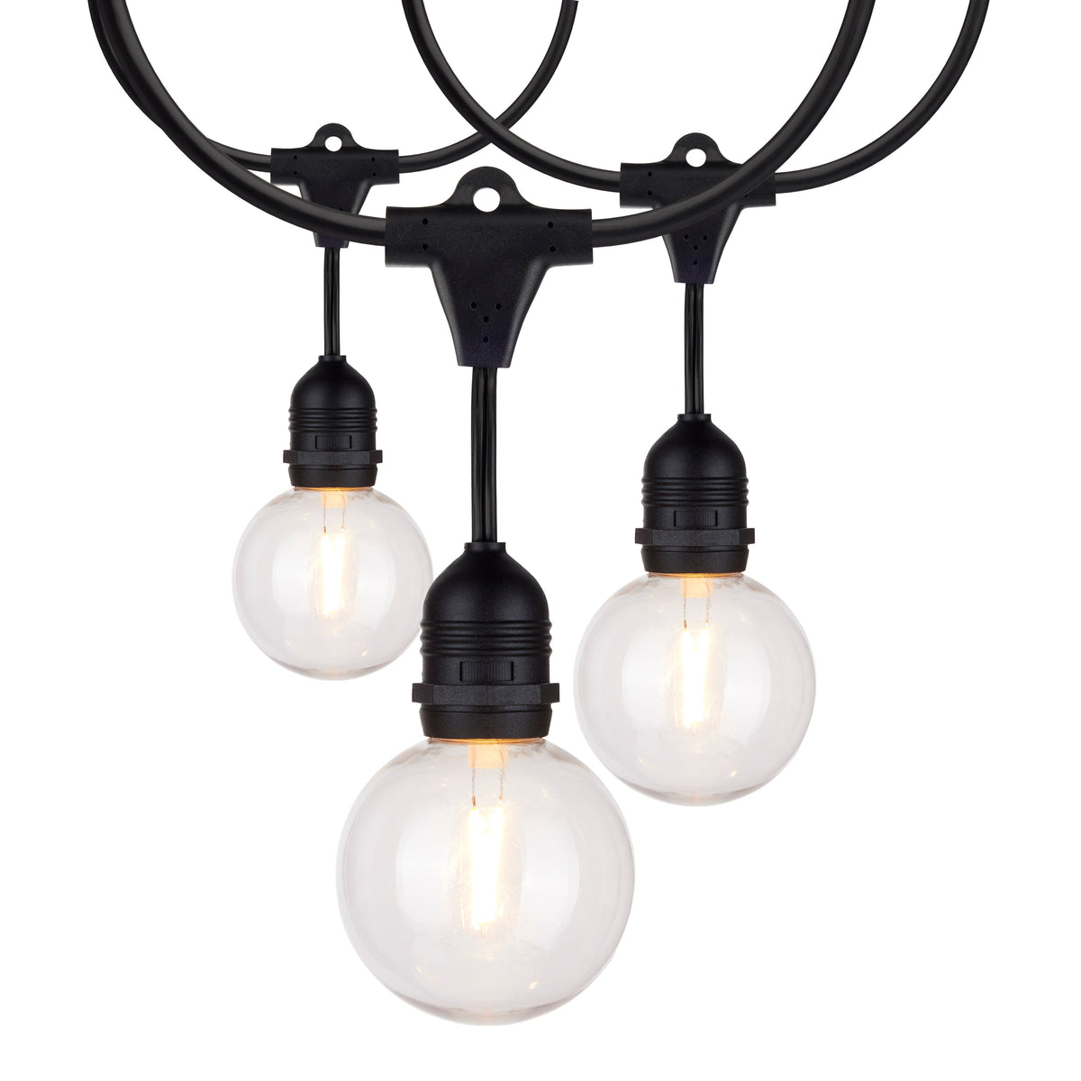 24Ft - LED String Light - Includes 12-G25 bulbs - 2200K - 120 Volts