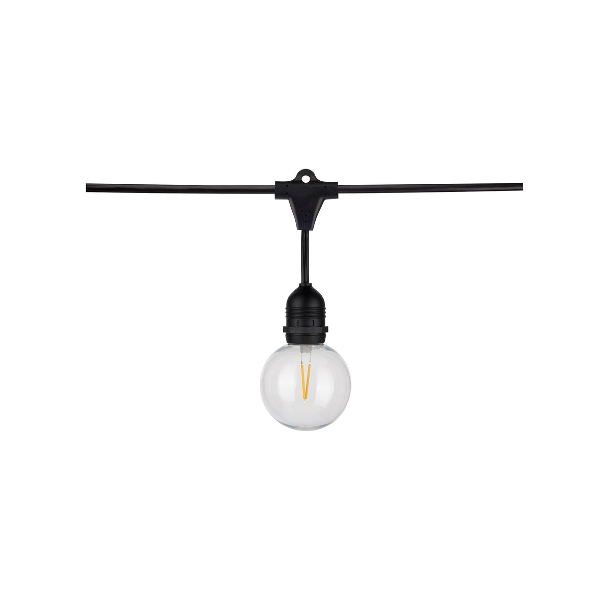 24Ft - LED String Light - Includes 12-G25 bulbs - 2200K - 120 Volts