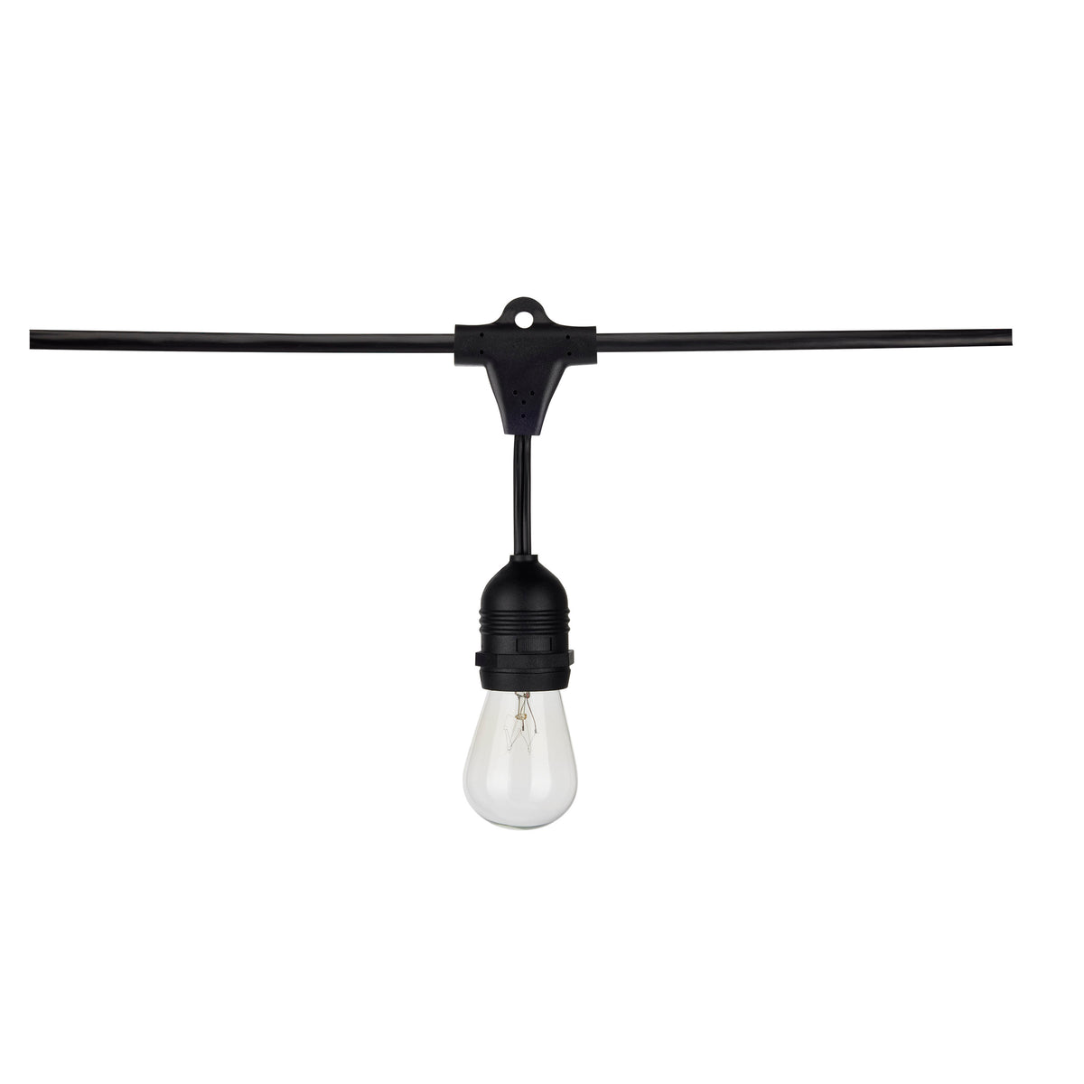24Ft - Incandescent String Light - Includes 12-S14 bulbs - 120 Volts