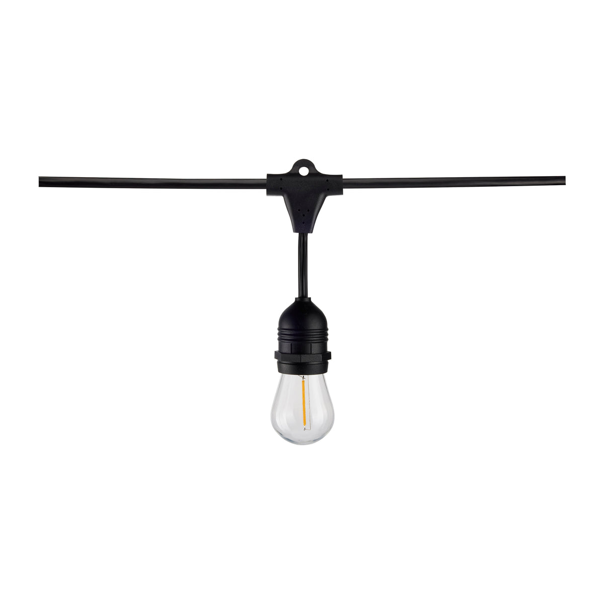2 Pack - 24Ft - LED String Light - Includes 12-S14 bulbs - 2200K - 120 Volts