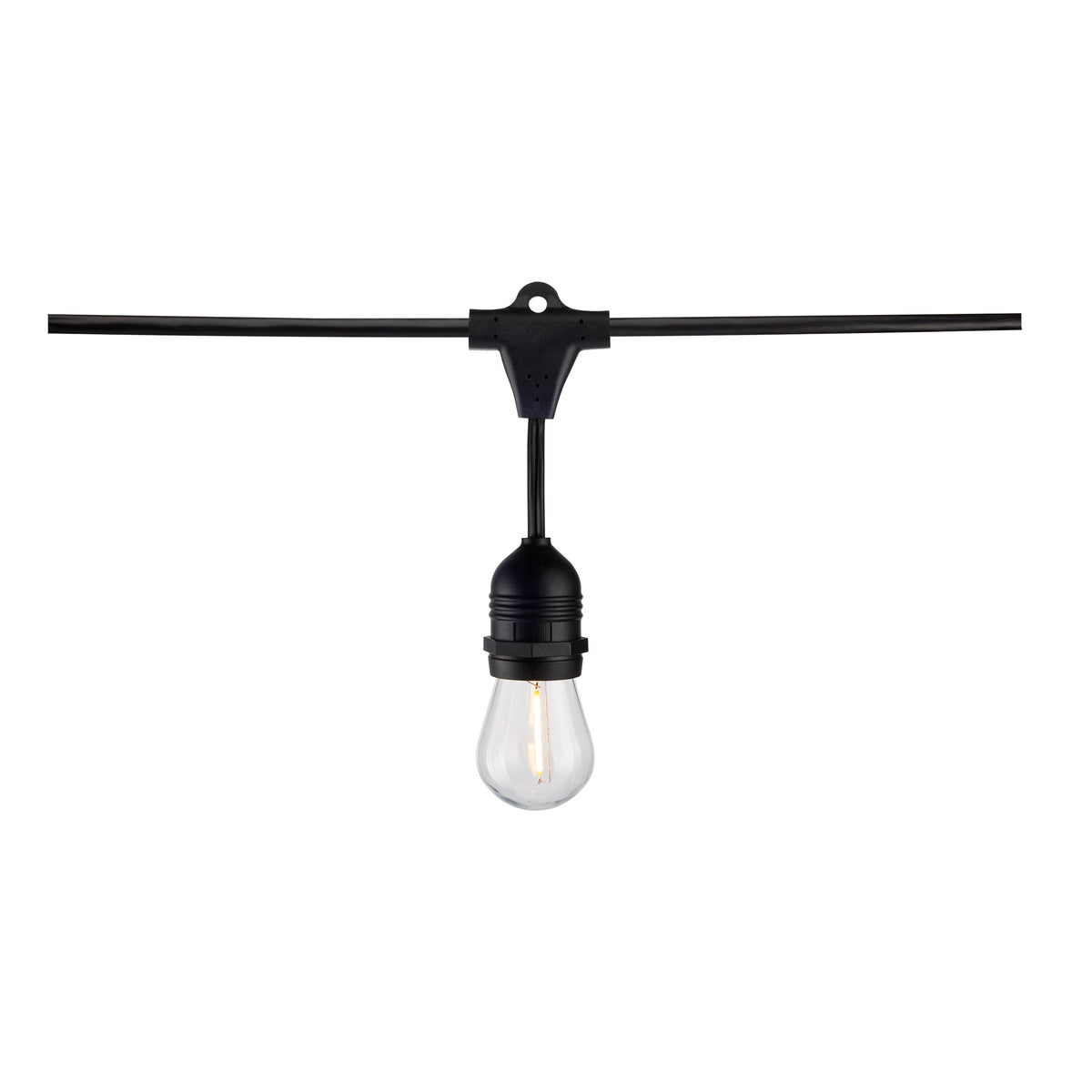 2 Pack - 24Ft - LED String Light - Includes 12-S14 bulbs - 2200K - 120 Volts