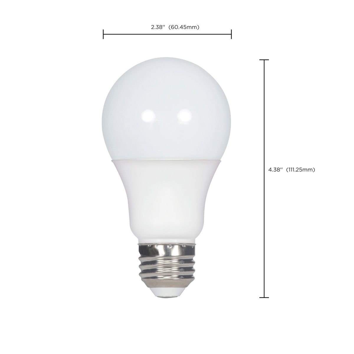 12.5 Watt - A19 LED - 4000K - Medium base - 120 Volt - 4-pack