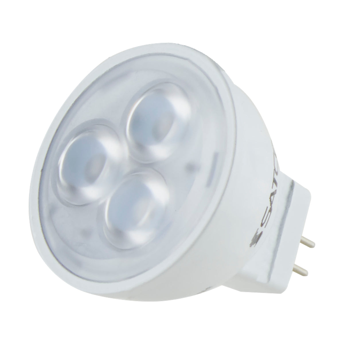 3 Watt - LED - MR11 - 3000K - 25 deg. Beam Angle - 25000 Average rated hours - 210 Lumens - GU4 base - 12 Volt