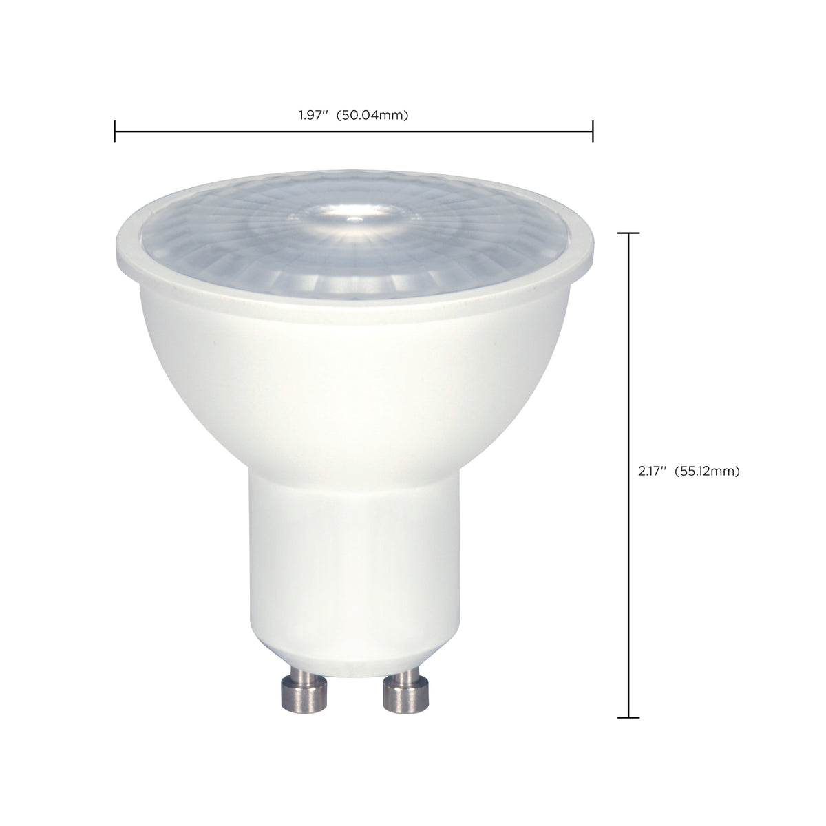 6.5 Watt - LED MR16 - 3000K - 40 deg. Beam Angle - GU10 base - 120 Volt - Carded
