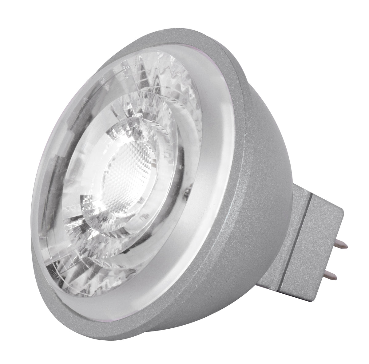8W - LED MR16 - 5000K - 15 deg. beam spread - GU5.3 base - 12 Volt AC/DC