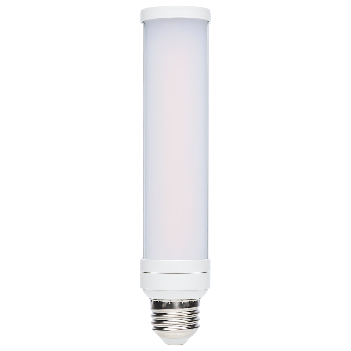 8 Watt LED PL - E26 Base - 27K/30K/35K/40K/50K Selectable - Type B Ballast Bypass - 120-277 Volt for ceiling fixtures and