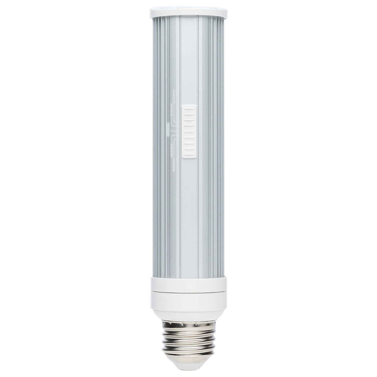 8 Watt LED PL - E26 Base - 27K/30K/35K/40K/50K CCT Selectable - Type B Ballast Bypass - 120-277 Volt