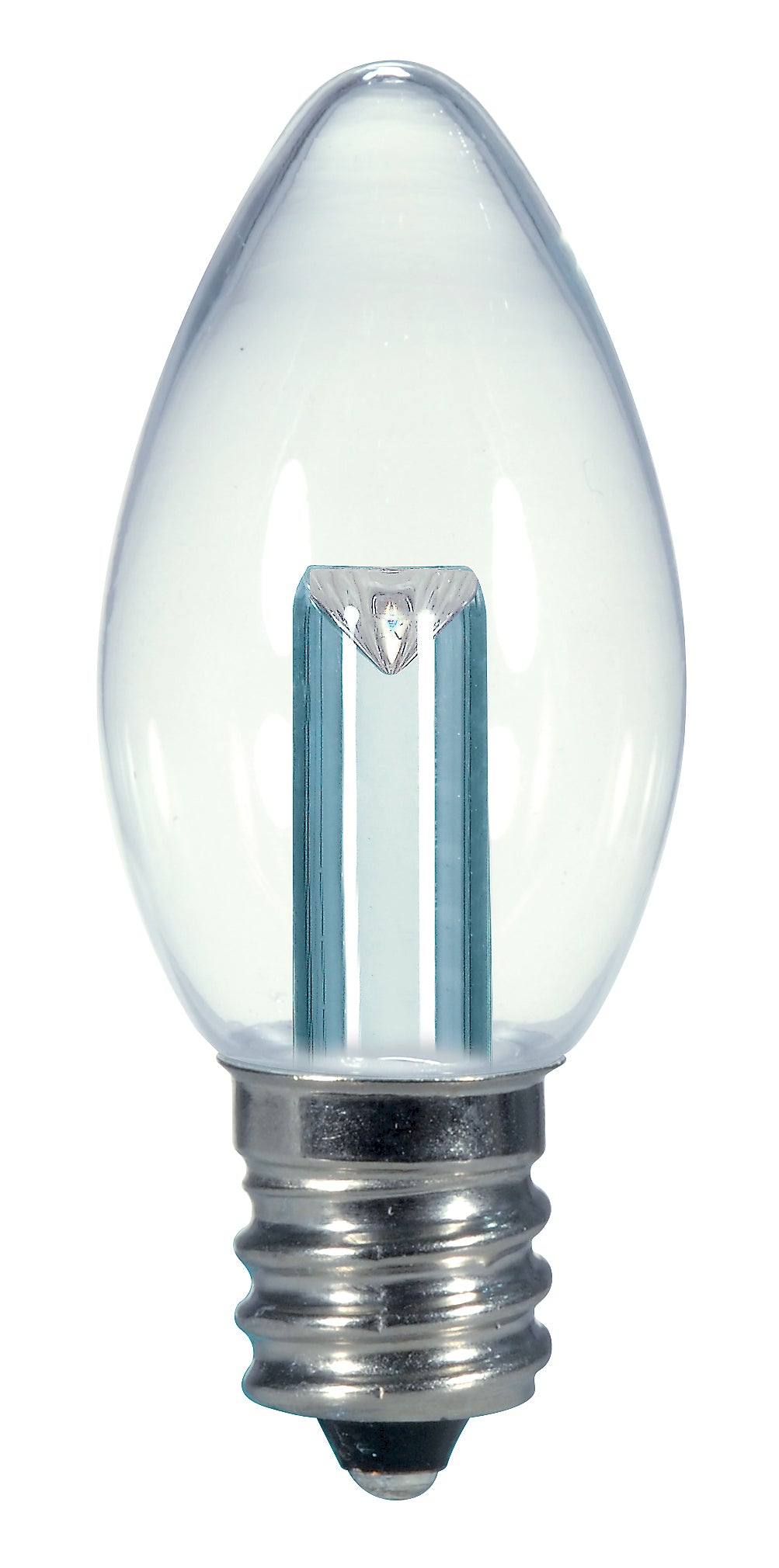 0.5 Watt LED - C7 - Clear - 2700K - Candelabra base - 120 Volt - Carded product image