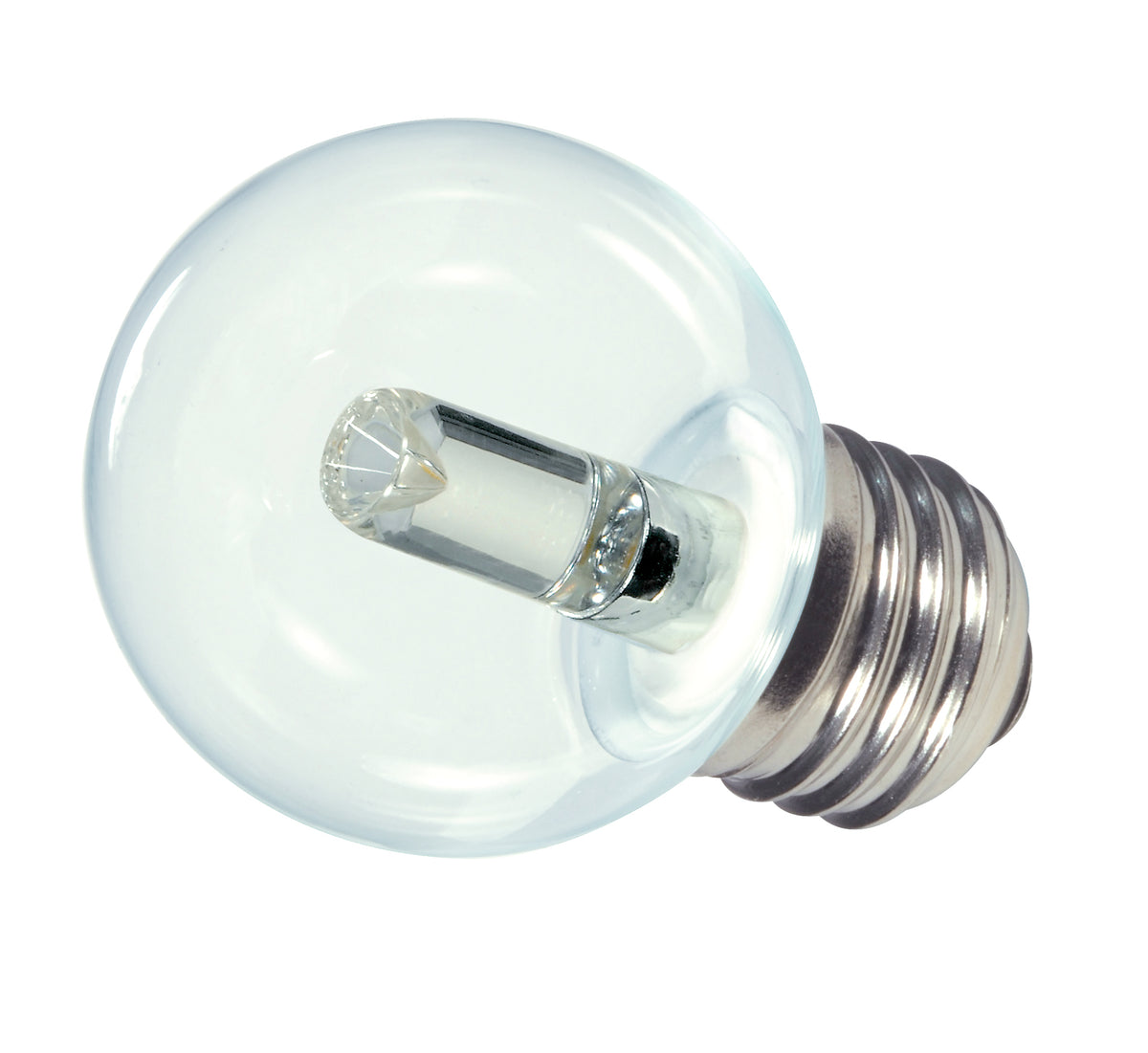 1.4 Watt LED - G16 1/2 - Clear - 2700K - Medium base - 120 Volt - Carded