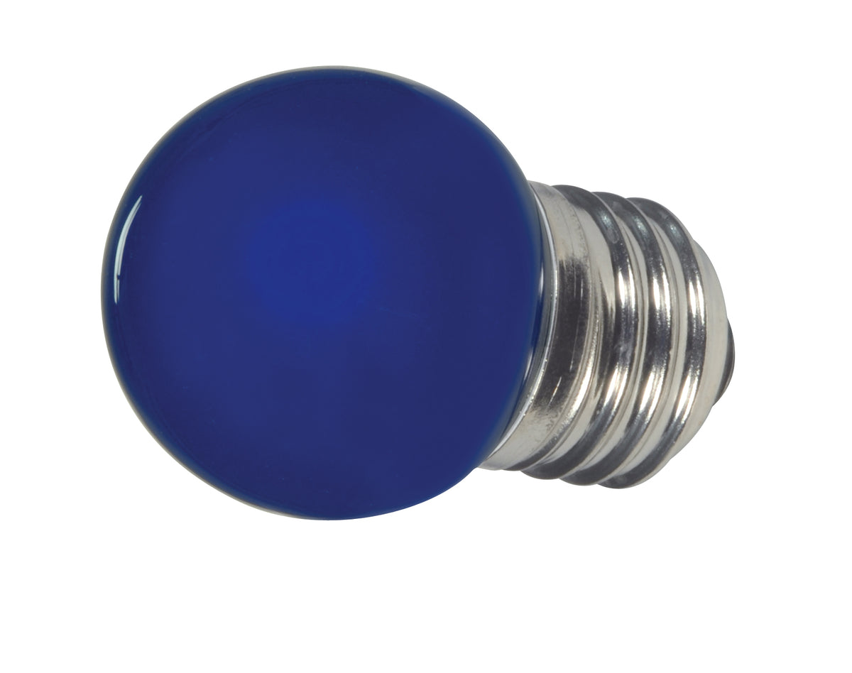 1.2 Watt LED - S11 - Ceramic Blue - Medium base - 120 Volt - Carded