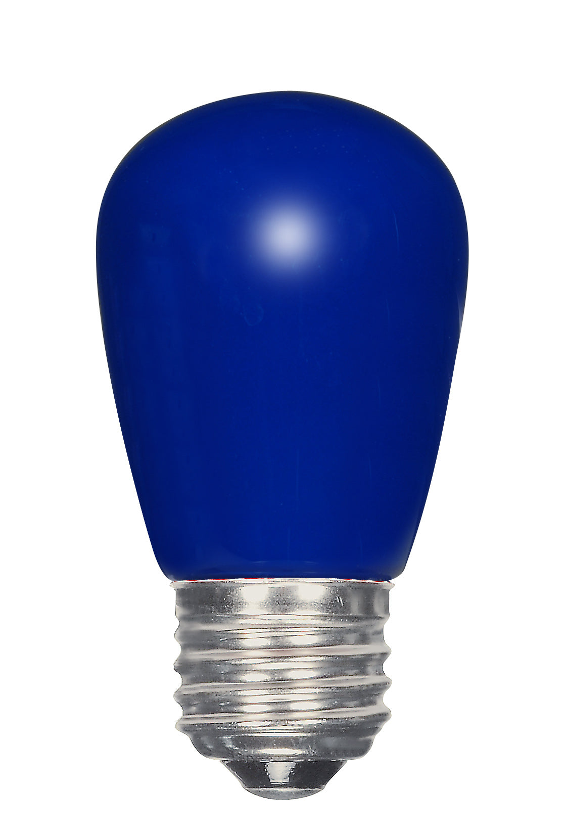 1.4 Watt LED - S14 - Ceramic Blue - Medium base - 120 Volt - Carded