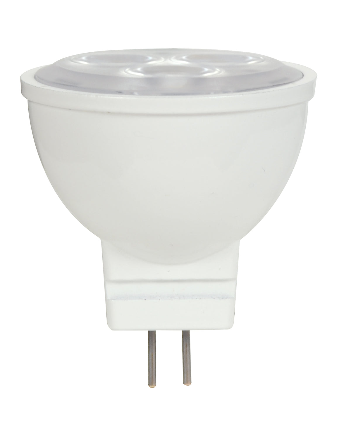 3W - LED - MR11 - 2700K - 25 deg. beam spread - 25000 Average rated hours - 210 Lumens - GU4 base - 12 Volt AC/DC for retail