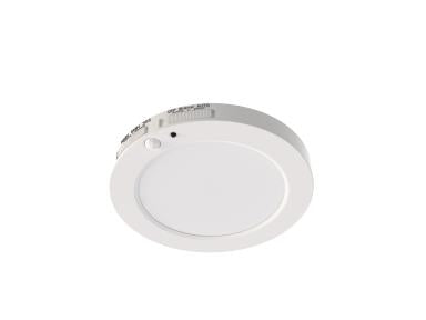 MaxLite Slim Flush Mount, 5.5 Inch, White Finish