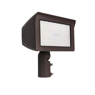 MaxLite Adjustable Beam Flood, 100/130/ 277, 0- Dimming Bronze Knuckle Slipfit