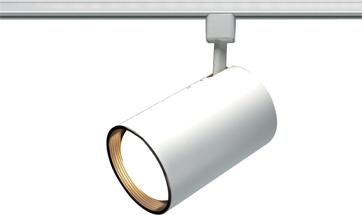 1 Light - R20 - Track Head - Straight Cylinder - White Finish - H-Style product image