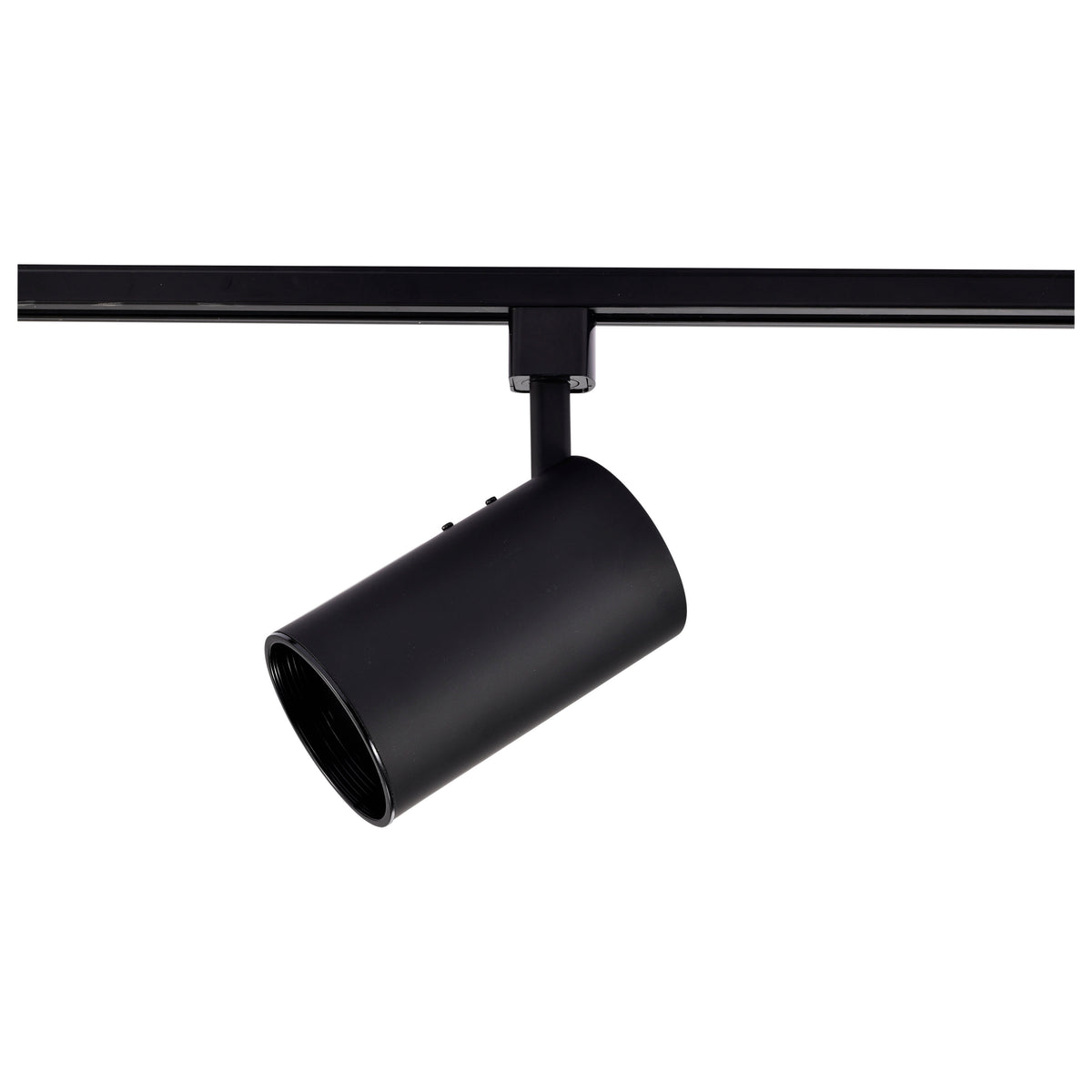 1 Light - R20 - Track Head - Straight Cylinder - Black Finish - H-Style