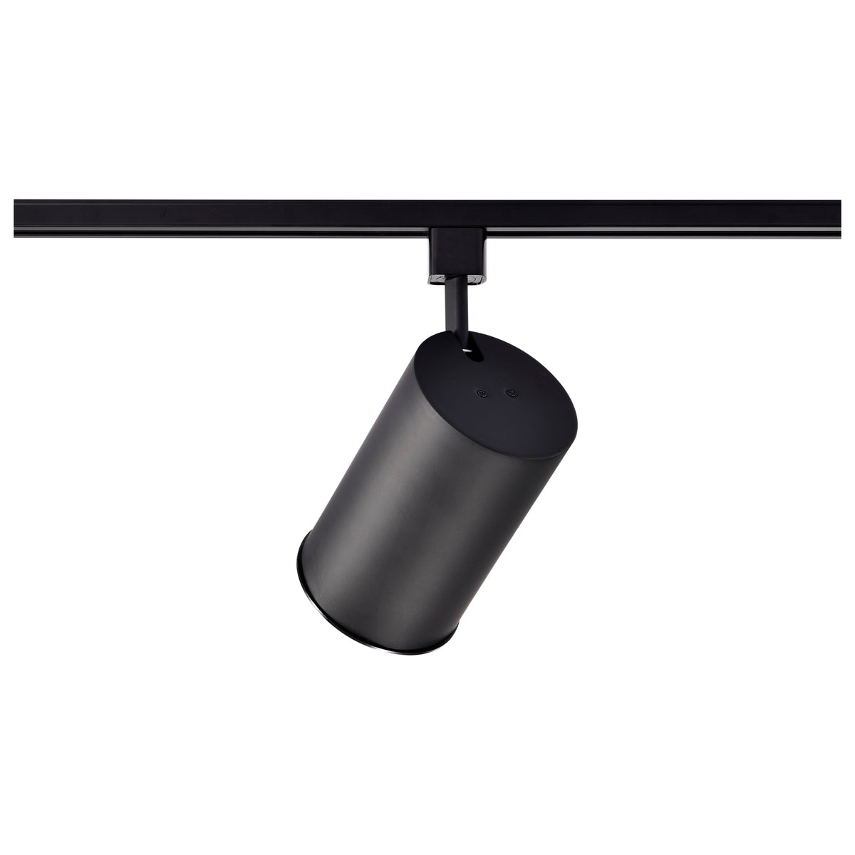 1 Light - R30 - Track Head - Straight Cylinder - Black Finish - H-Style