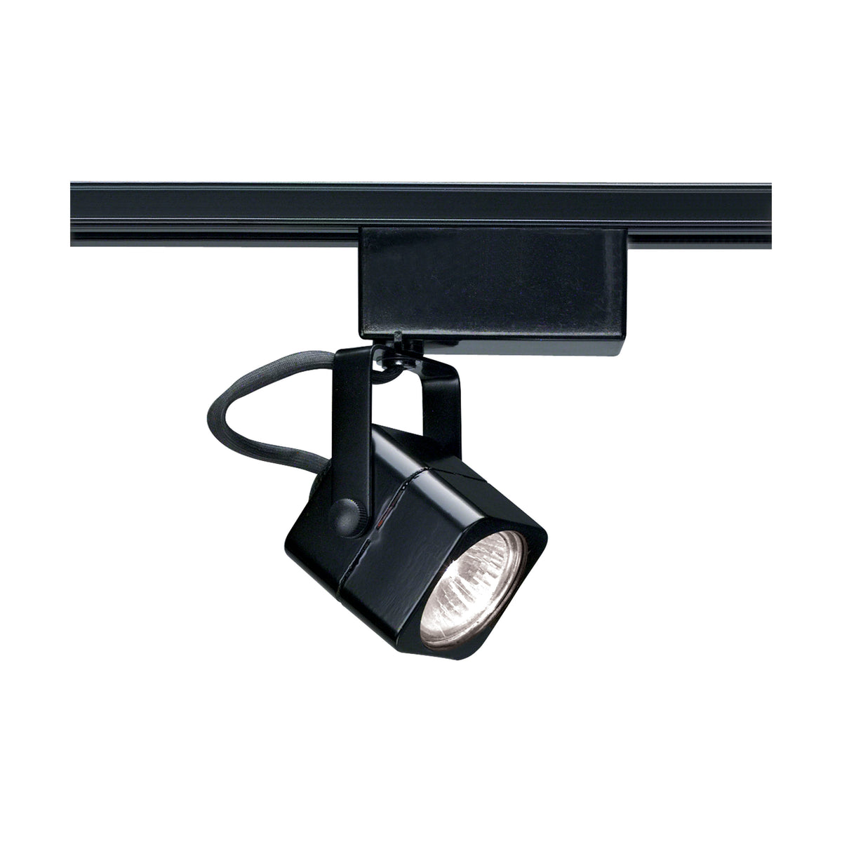 1 Light - MR16 - 12V Track Head - Square - Black Finish - H-Style lighting product