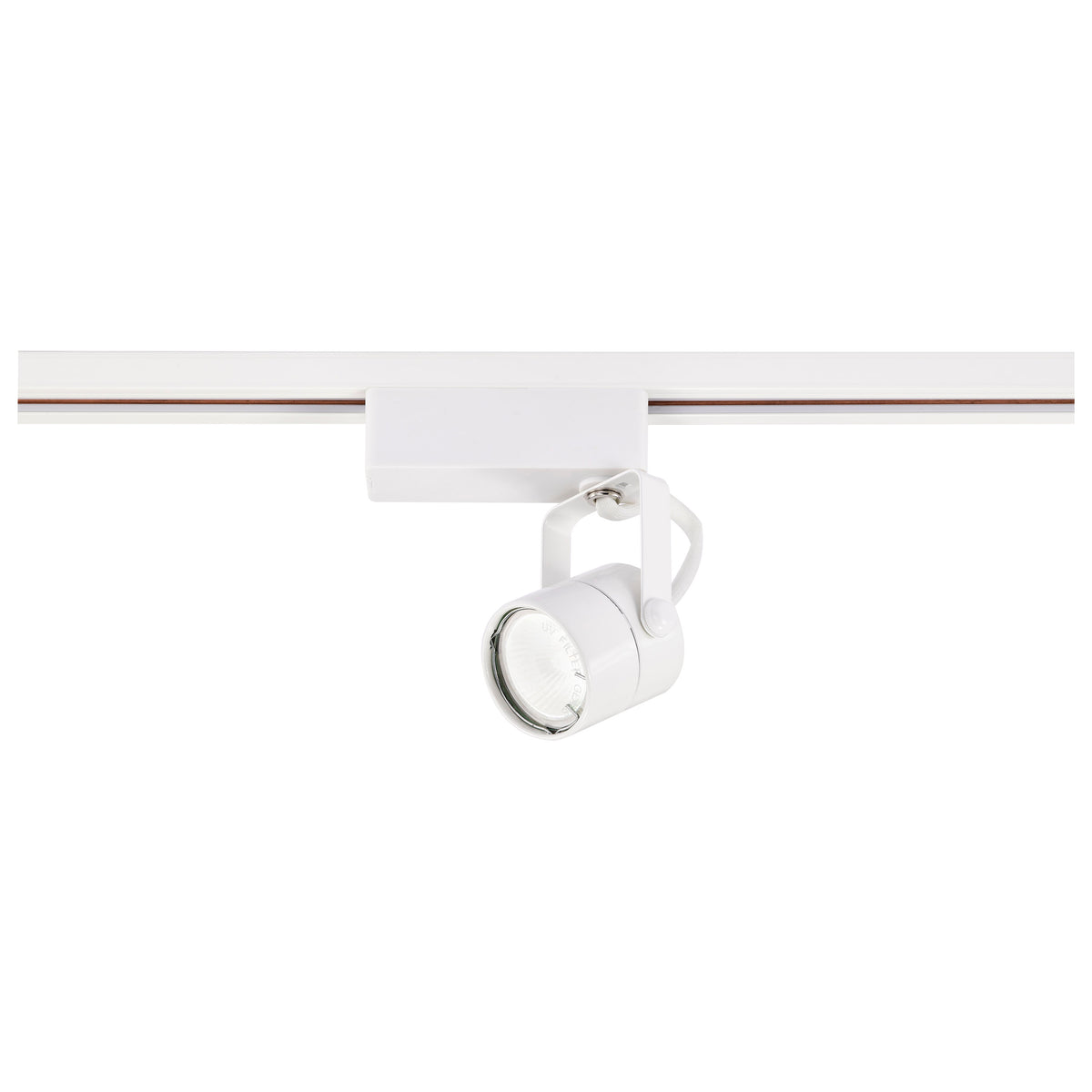 1 Light - MR16 - 12V Track Head - Round - White Finish - H-Style