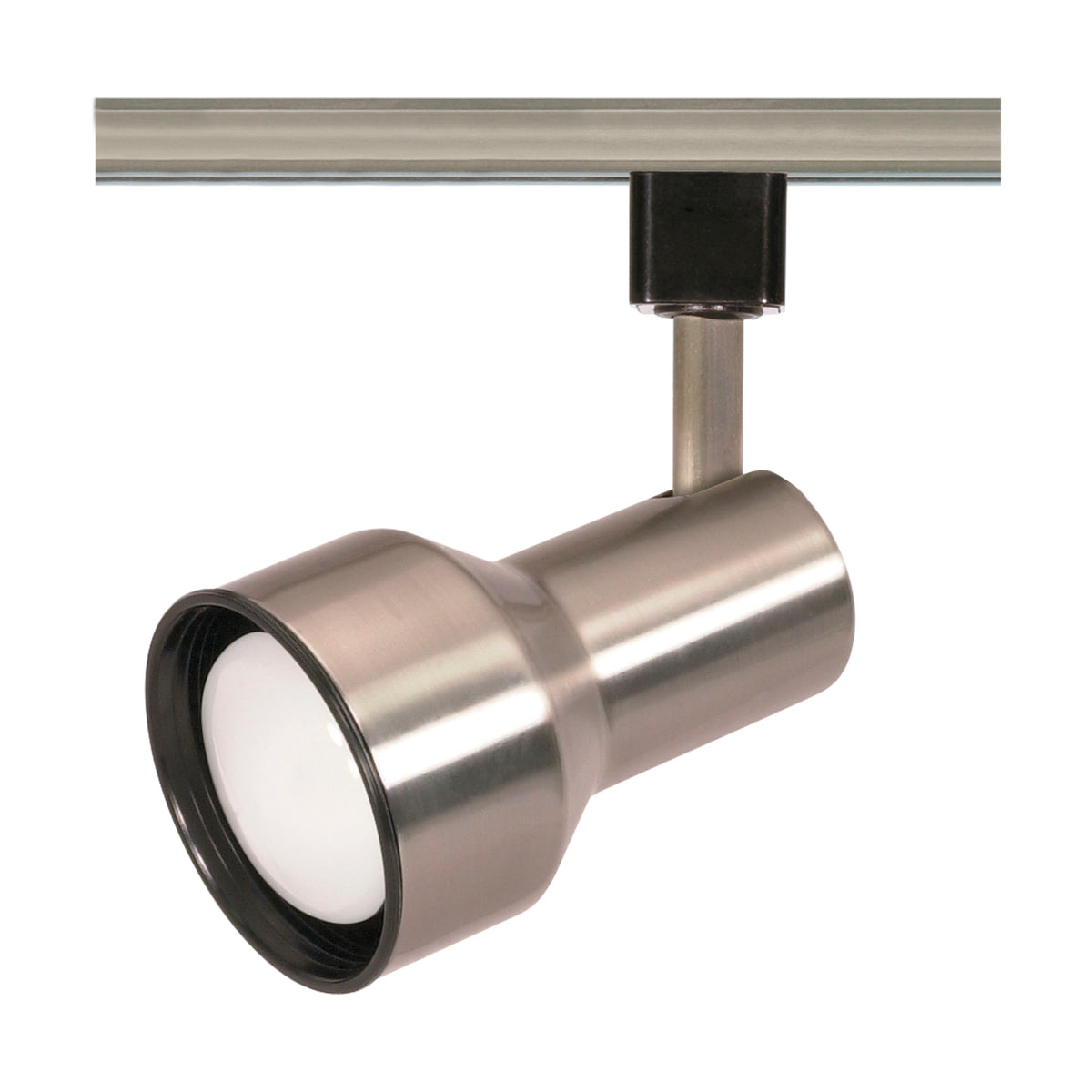 1 Light - R20 - Track Head - Step Cylinder - Brushed Nickel Finish - H-Style bulb or fixture view