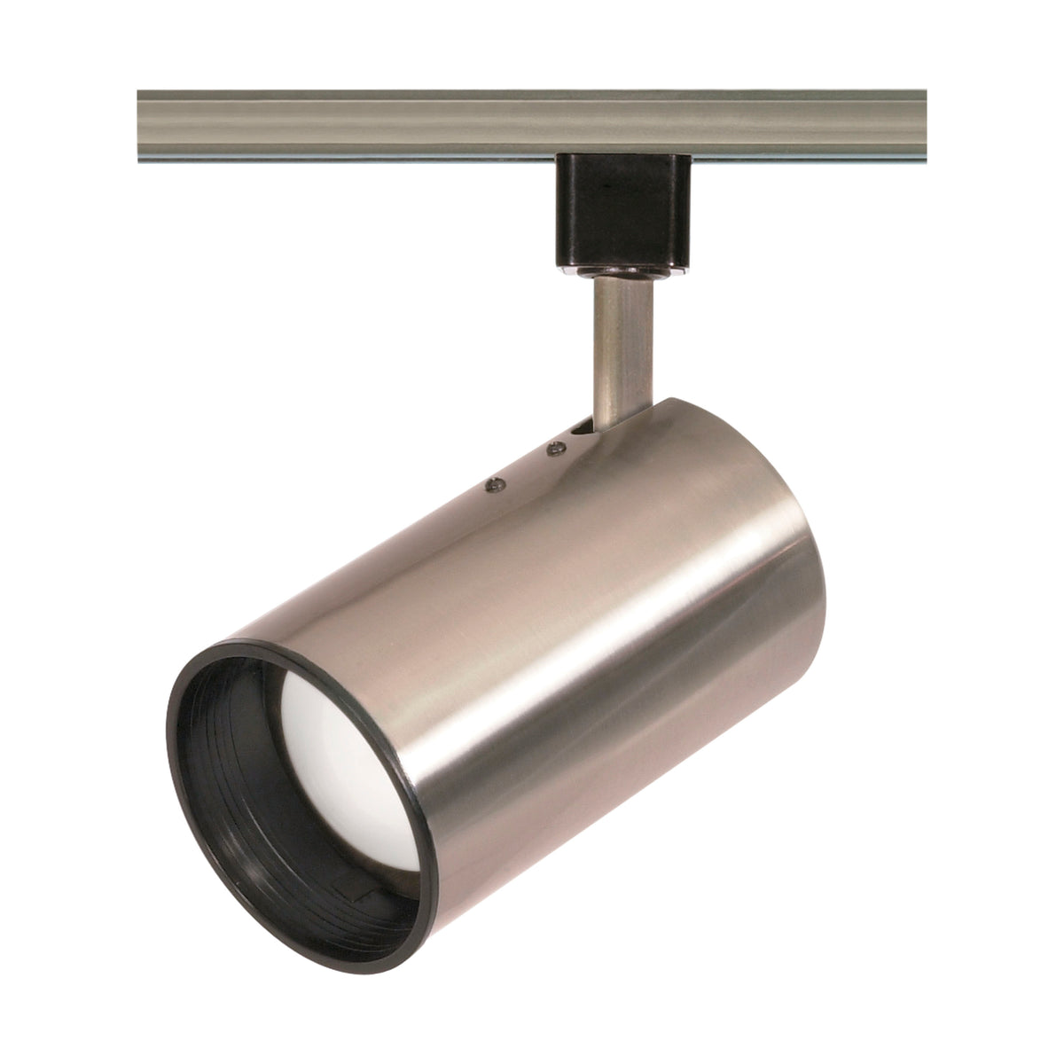 1 Light - R20 - Track Head - Straight Cylinder - Brushed Nickel Finish - H-Style for commercial spaces and retail spaces