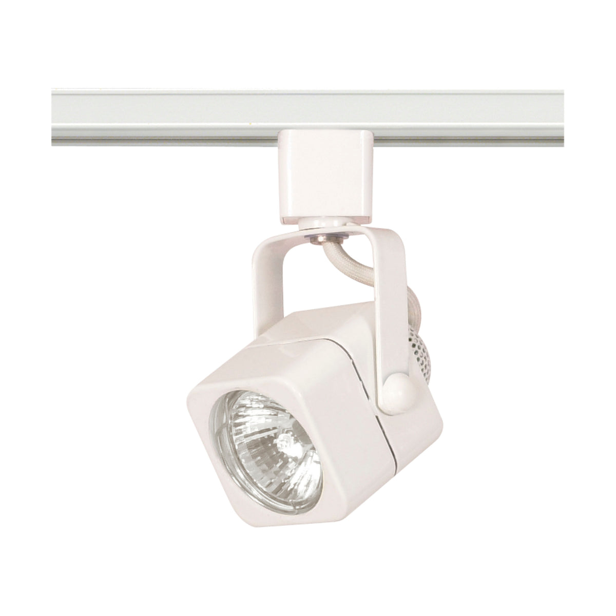 1 Light - MR16 - 120V Track Head - Square - White Finish - H-Style product image