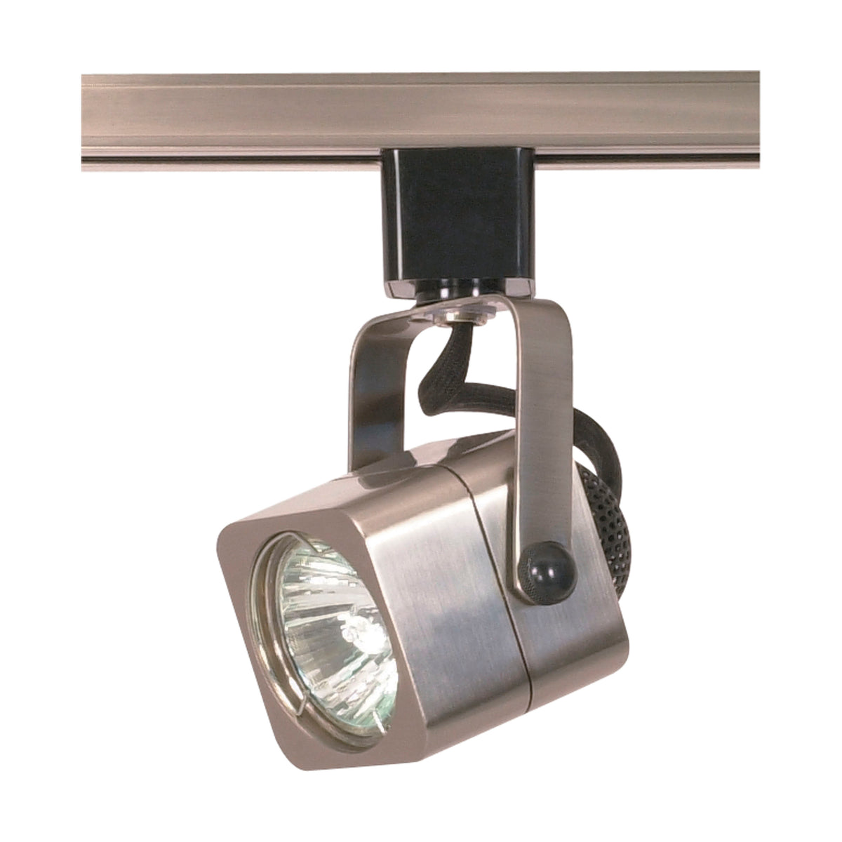 1 Light - MR16 - 120V Track Head - Square - Brushed Nickel Finish - H-Style lighting product