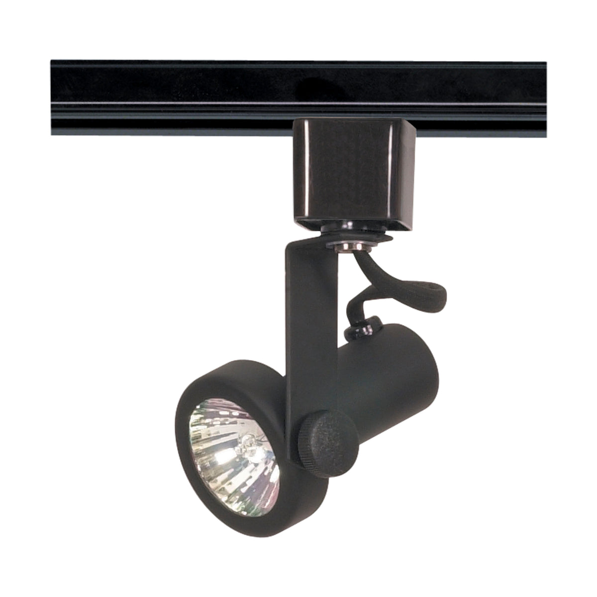 1 Light - MR16 - 120V Track Head - Gimbal Ring - Black Finish - H-Style lighting product