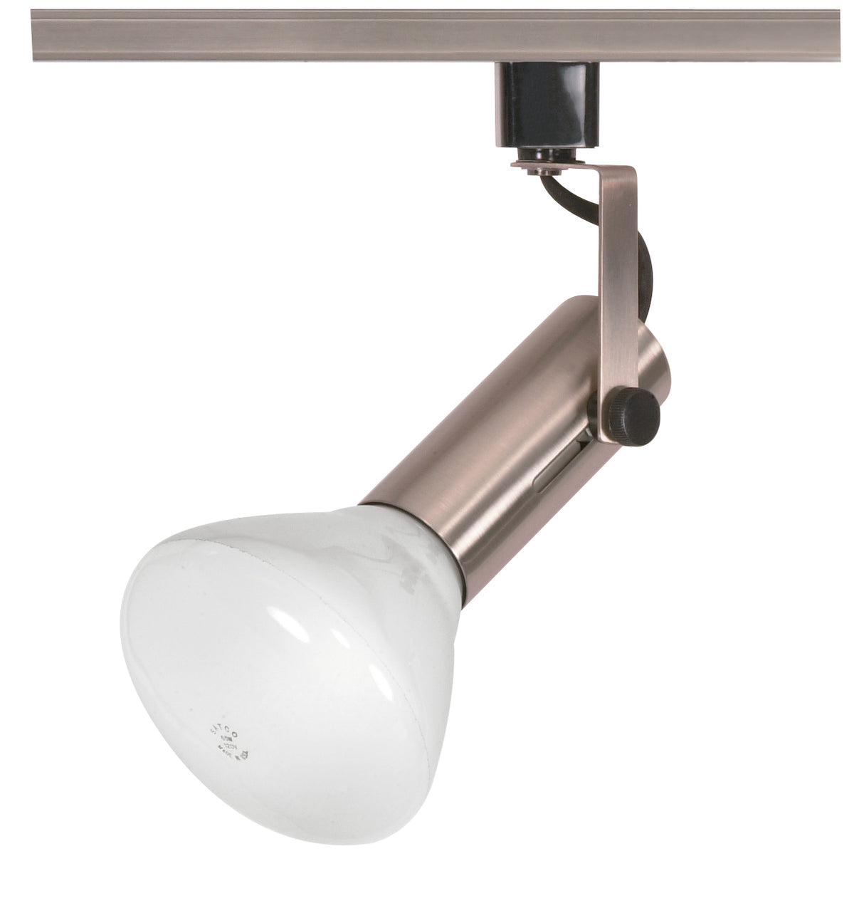 1 Light - 2" - Track Head - Universal Holder - Brushed Nickel Finish - H-Style