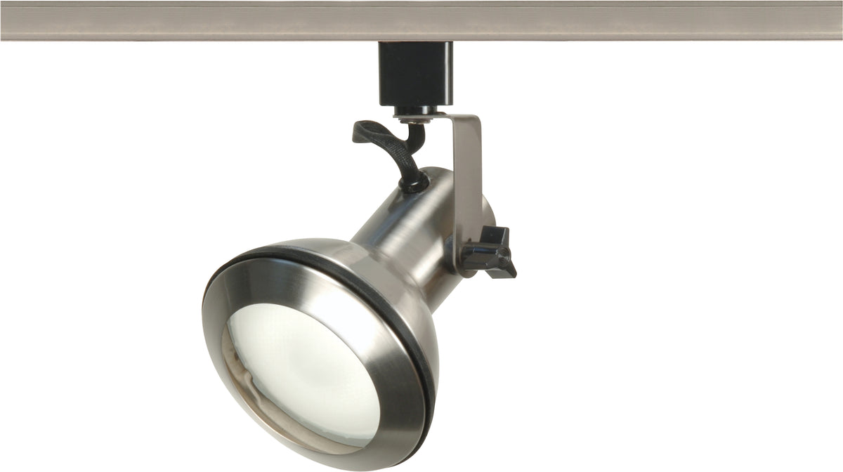 1 Light - PAR30 (Short Neck) - Track Head - Euro Style - Brushed Nickel Finish - H-Style lighting product