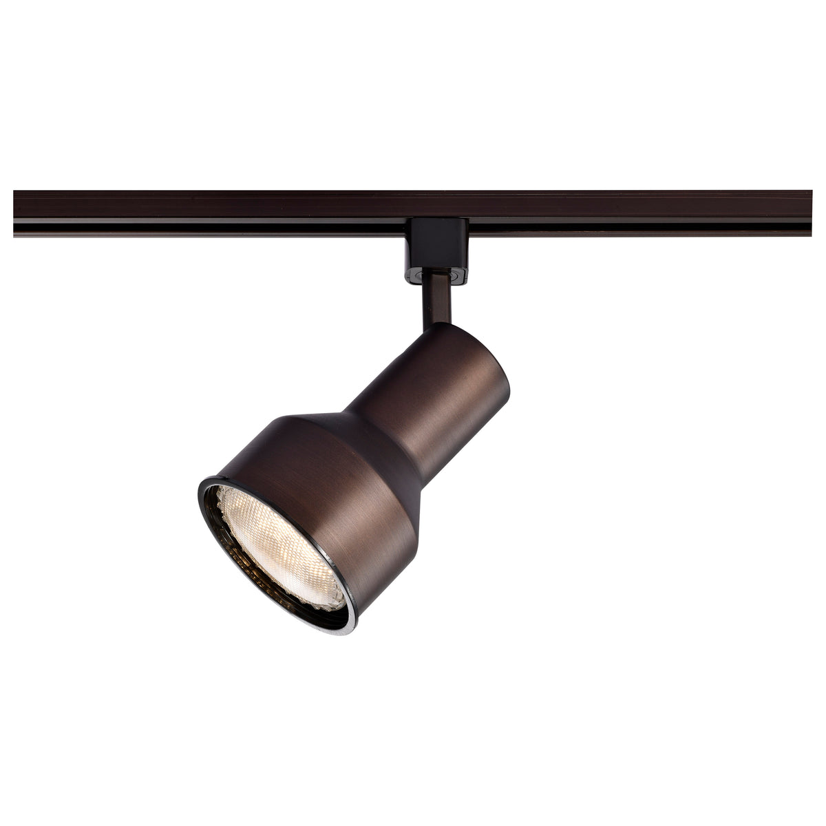 1 Light - R30 - Track Head - Step Cylinder - Russet Bronze Finish - H-Style