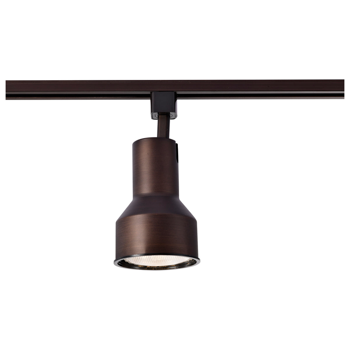 1 Light - R30 - Track Head - Step Cylinder - Russet Bronze Finish - H-Style
