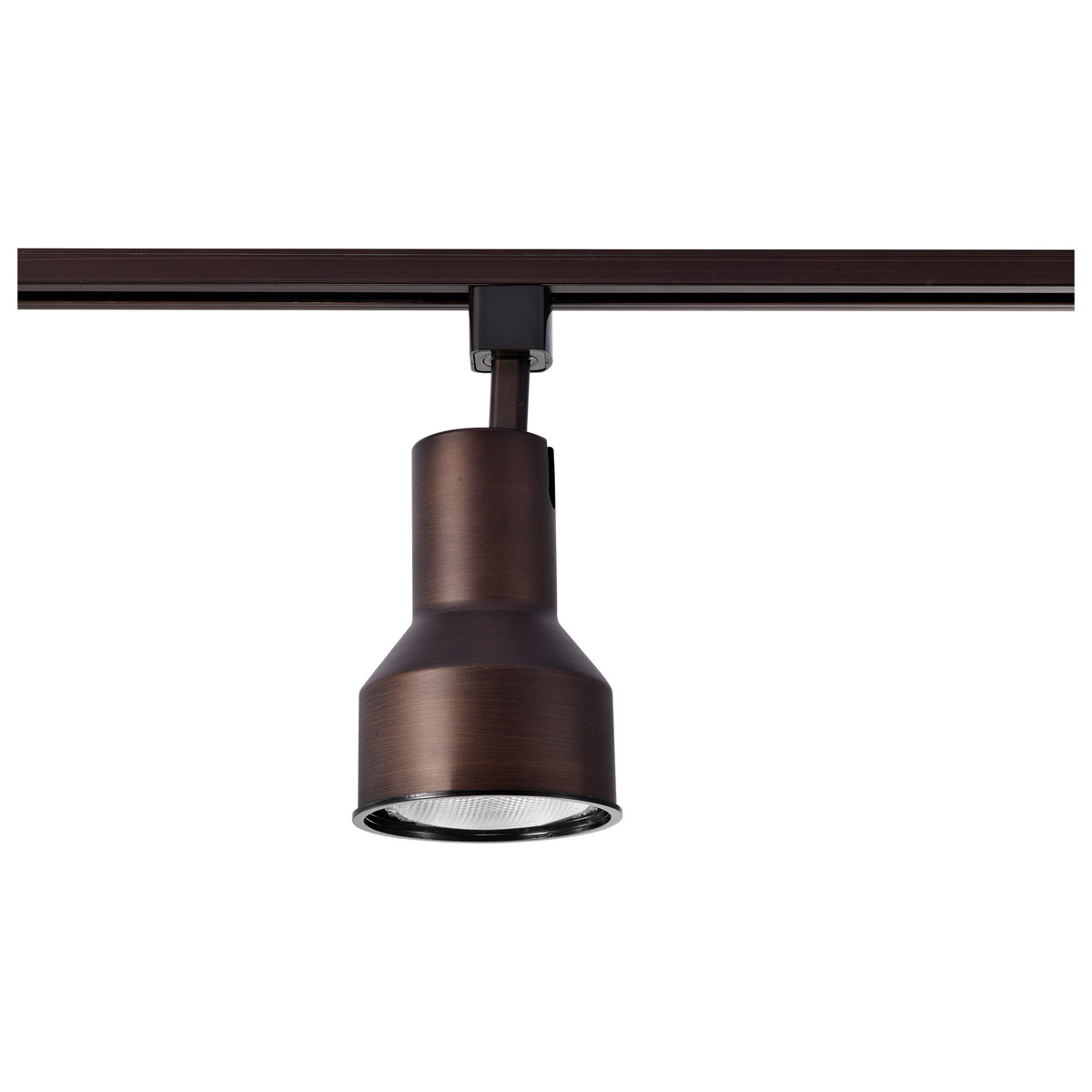 1 Light - R30 - Track Head - Step Cylinder - Russet Bronze Finish - H-Style