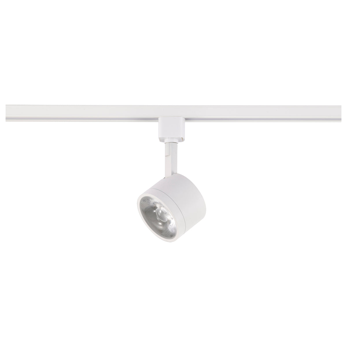 1 Light - LED - 12W Track Head - Round - Matte White - 24 Deg. Beam - H-Style
