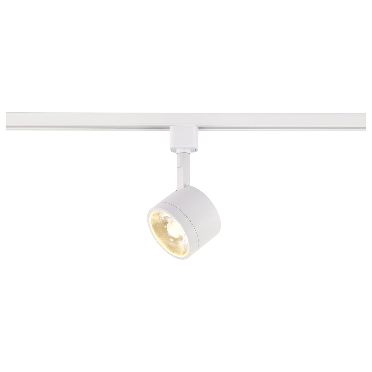 1 Light - LED - 12W Track Head - Round - Matte White - 24 Deg. Beam - H-Style